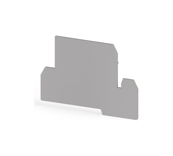 Концевой сегмент Klemsan на клеммники AVK 4FS, (серый); NPP AVK 4FS 10 шт. 0.0.0.4.450209 1