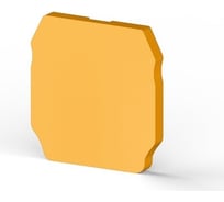 Концевой сегмент на клеммники Klemsan винт. мини MVK(2,5-4), (желтый); NPP MVK 10 шт. 0.0.0.4.444423