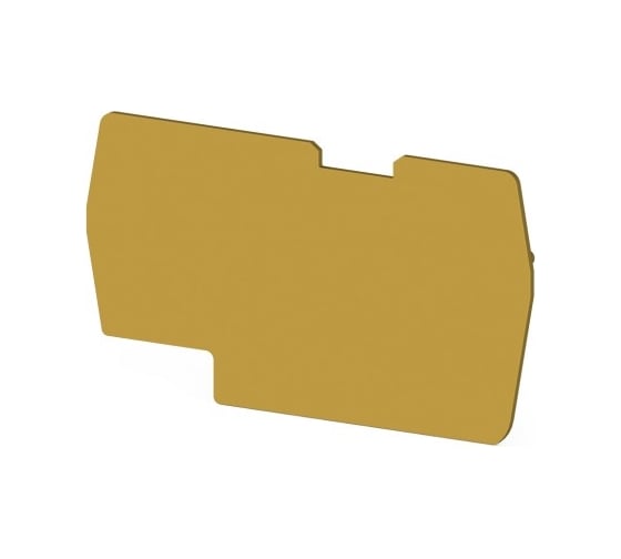 Концевой сегмент на клеммники Klemsan PYK 6 (желтый); NPP PYK6 10 шт. 0.0.0.4.446463 1