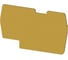 Концевой сегмент на клеммники Klemsan PYK 6 (желтый); NPP PYK6 10 шт. 0.0.0.4.446463 1