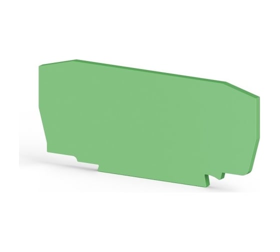 Концевой сегмент на клеммники Klemsan YBK6, (зеленый); NPP / YBK 6 10 шт. 0.0.0.4.446342 1