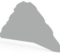 Концевой сегмент на клеммники Klemsan YBK2,5-3FT, (серый); NPP YBK 2,5-3FT 10 шт. 0.0.0.4.446259