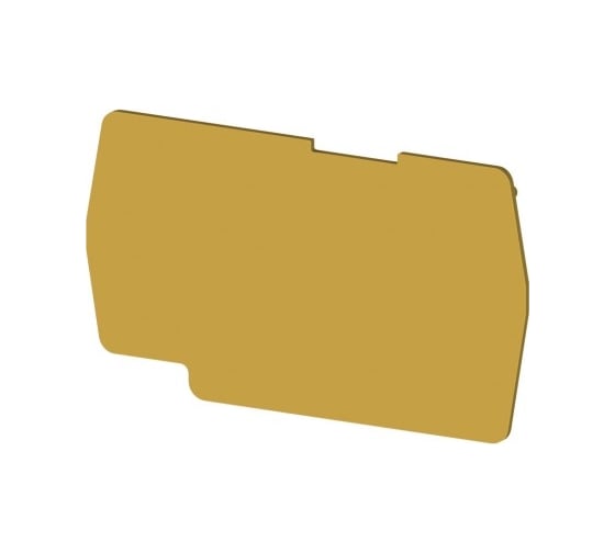 Концевой сегмент на клеммники Klemsan PYK 4 (желтый); NPP/PYK 4 10 шт. 0.0.0.4.446453 1