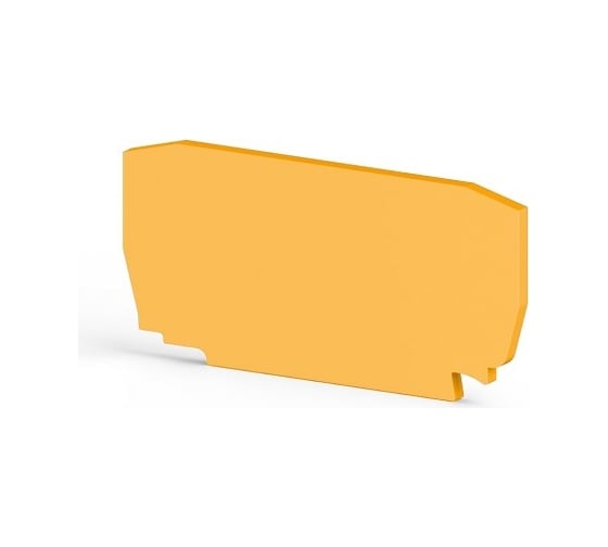 Концевой сегмент на клеммники Klemsan YBK2,5, (желтый); NPP / YBK 2,5 10 шт. 0.0.0.4.446323 1