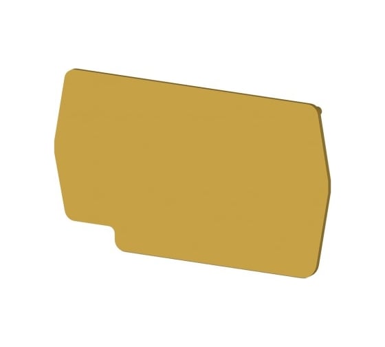 Концевой сегмент на клеммники Klemsan PYK2,5 (желтый); NPP/PYK 1,5/2,5 10 шт. 0.0.0.4.446443 1