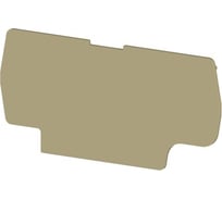 Концевой сегмент на клеммники Klemsan PYK 4E (бежевый); NPP PYK 4E 50 шт. 0.0.0.4.446550