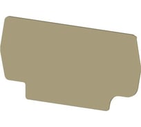 Концевой сигмент на клеммники Klemsan NPP PYK 2,5 ET (бежевый); NPP PYK 2,5 10 шт. 0.0.0.4.446610