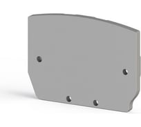 Концевой сегмент на клеммники Klemsan мини MYK 2.5-2.5 C, (серый); NPP MYK 100 шт. 0.0.0.4.446429