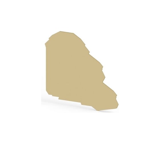 Концевой сегмент на клеммники Klemsan YBK 2,5-3S*, (бежевый); NPP YBK 2,5-3S 10 шт. 0.0.0.4.446280 1