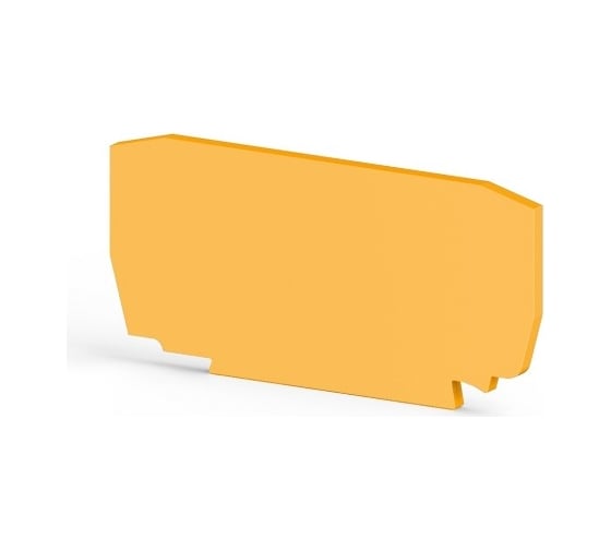 Концевой сегмент на клеммники Klemsan YBK4, (желтый); NPP YBK4 10 шт. 0.0.0.4.446333 1