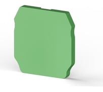 Концевой сегмент на клеммники Klemsan винт. мини MVK(2,5-4), (желто-зеленый); NPP MVK T 10 шт. 0.0.0.4.444422T