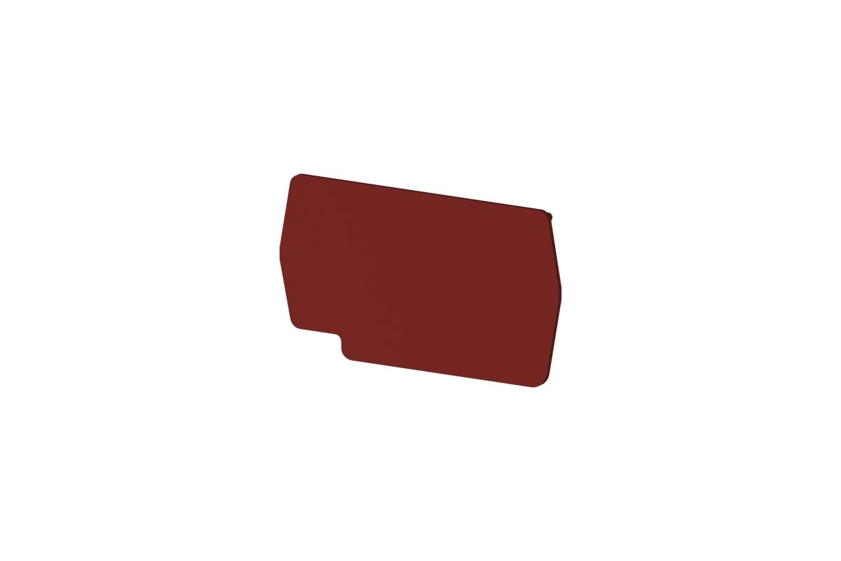 Концевой сегмент на клеммники Klemsan PYK2,5 (красный); NPP/PYK 1,5/2,5 ...