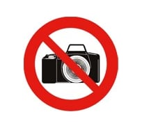 Наклейка REXXON 10см Не фотографировать 1-14-8-5-0