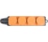 Переносная розетка STEKKER 4-местная c/з, rst16-24-44-5 (рп 16-232), 250в, 16а, ip44, оранжевый, 49404 2