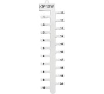 Маркировочная пластина Klemsan для KKS, 10x4 мм, (белая), KIP 10W 480 шт. 0.0.0.5.508001