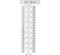 Маркировка Klemsan DG10/6 (без надписей), 360 шт. 0.0.0.5.505320