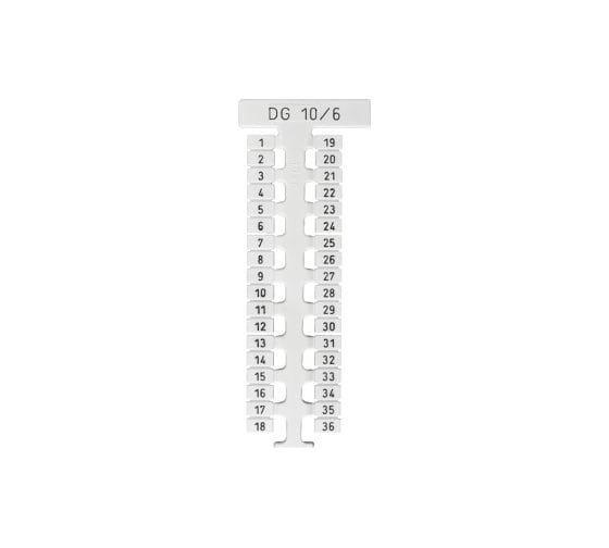 Маркировка Klemsan DG10/6 (без надписей), 360 шт. 0.0.0.5.505320 1