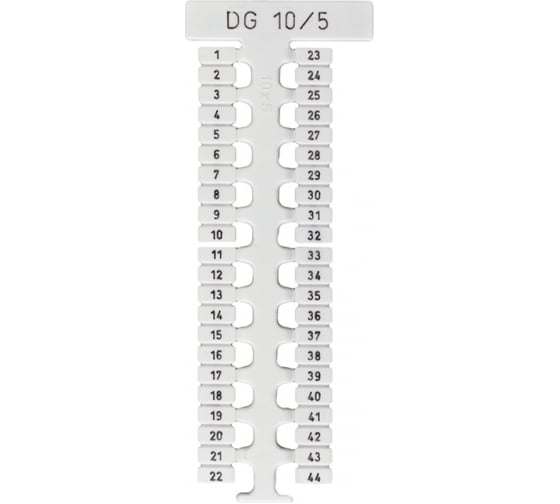 Маркировка Klemsan DG10/8 (special) 260 шт. 0.0.0.5.505420 1