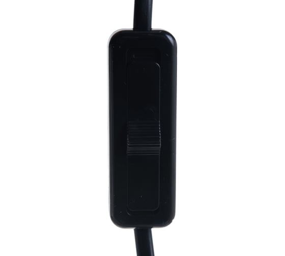 Сетевой шнур с выключателем FERON 230V 1.9м черный, KF-HK-1 23050