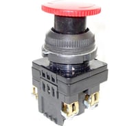 Кнопочный выключатель Электротехник Ке-131 у3 исп.3, красный, 2р, гриб с фиксацией, ip40, 10а, 660в, ET529299