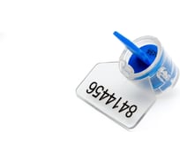 Пластиковая роторная номерная пломба Пломба.Ру цвет синий 50 шт. в упак. 1006042