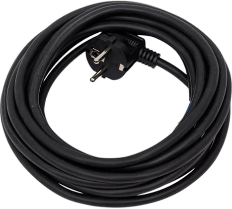 Электрический шнур с вилкой REXANT пвс 3x1,5 мм2 5м (черный) 11-1330