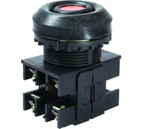 Кнопочный выключатель Электротехник Вк30-10-22110-54 у2, красный, 2з и 2р, цилиндр, ip54, 10а. 660в, ET052783