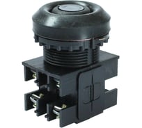 Кнопочный выключатель Электротехник Вк30-10-22110-54 у2, черный, 2з и 2р, цилиндр, ip54, 10а. 660в, ET052784