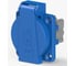 Щитовая внешняя розетка с крышкой NE-AD 1x16 A IP 44, 1/35/350, КОМПЛЕКТ 10 штук, 2001-10 3
