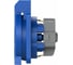 Щитовая внешняя розетка с крышкой NE-AD 1x16 A IP 44, 1/35/350, КОМПЛЕКТ 10 штук, 2001-10 4