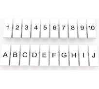 Чистая маркировка Degson белая, 10 шт ZB4-10P-19-00Z(H)