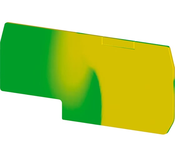 Концевой сегмент на клеммники Klemsan CTP 2,5E, желто-зеленый; NPP-CTP 2,5E 50 шт. 0.0.0.4.451082T 1