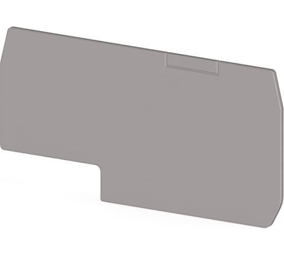 Концевой сегмент на клеммники CTP 2,5E (серый); NPP-CTP 2,5E 50 шт. 0.0.0.4.Klemsan 451089 1