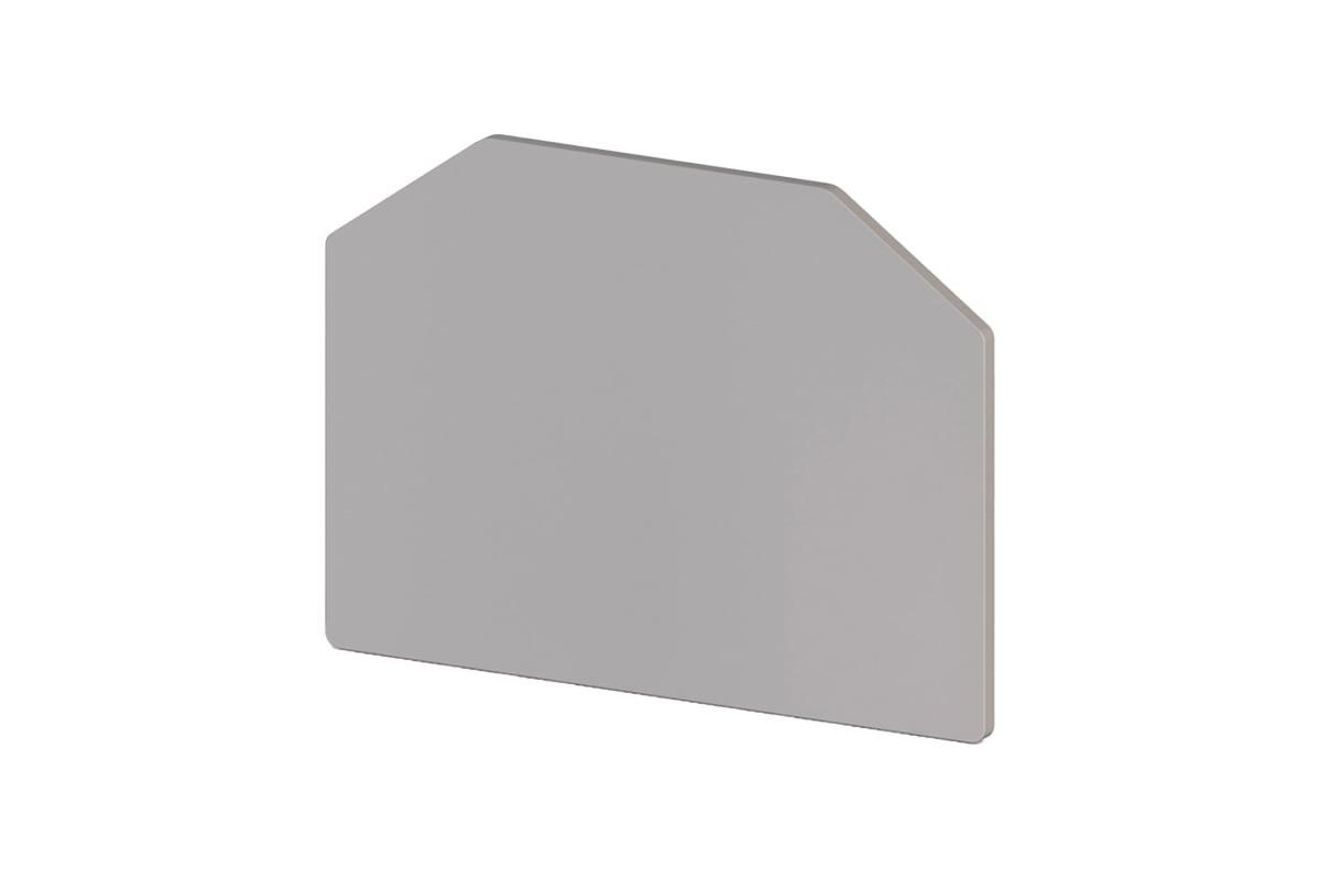 Концевой сегмент на клеммники Klemsan PB 2,5/NM (серый); NPP_PB 2,5/NM ...