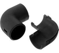 Угловой разборный соединитель Промрукав черный д16 100шт PR13.0191