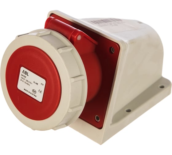 Розетка для монтажа на поверхность ABL 4Р 16А 400V, IP67 D41S35 1