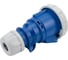 Кабельная розетка ABL 3Р 32А 230V, IP67 K32S25 2