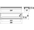 Пропуск для кабеля GTV Merida 80x280, черный LB-80x280-20 2