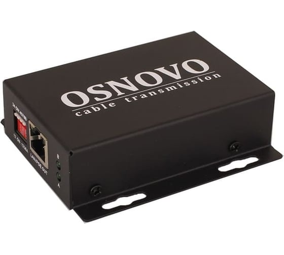 PoE удлинитель OSNOVO E-PoE/1A 10M/100M Fast Ethernet на 400м (до 30W). sct1257