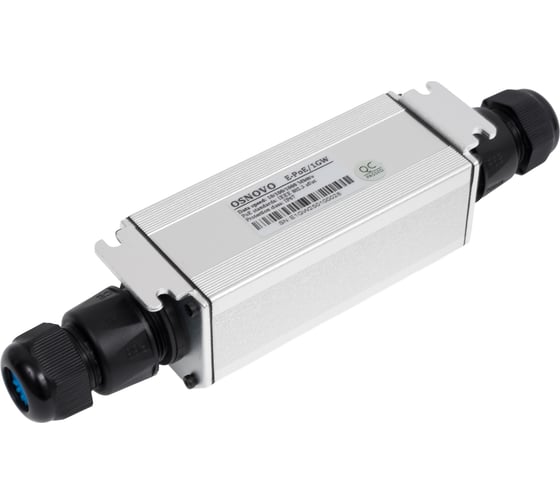Уличный PoE удлинитель OSNOVO E-PoE/1GW 10/100/1000M Gigabit Ethernet до 500м (до 22W). sct0943