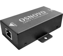 PoE удлинитель OSNOVO E-PoE/1 10M/100M Fast Ethernet до 500м (до 22W). Увеличение расстояния передачи данных + питание на 100м. sct0668