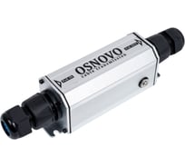 Уличный PoE удлинитель OSNOVO E-PoE/2GW 10/100/1000M Gigabit Ethernet до 500м (до 22W) со встроенной грозозащитой 6kV. sct1140