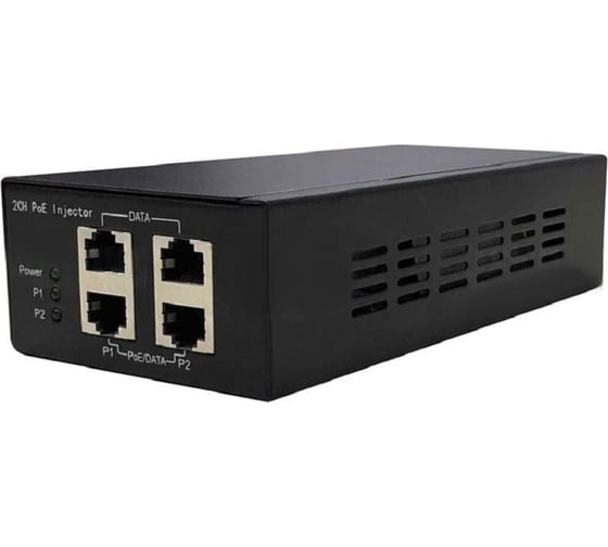 PoE-инжектор OSNOVO Midspan-2/602G Gigabit Ethernet на 2 порта. sct1226 1