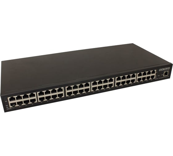 Управляемый PoE-инжектор OSNOVO Midspan-24/370RGM Gigabit Ethernet на 24 порта. sct0994