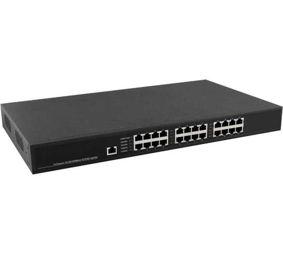 Управляемый PoE-инжектор OSNOVO Midspan-12/180RGM Gigabit Ethernet на 12 портов. sct0990 11493 1