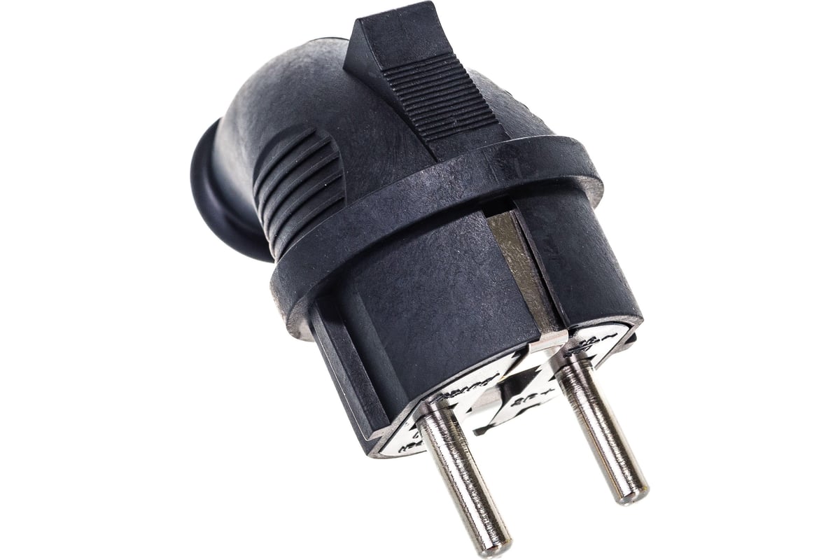 Угловая вилка Lezard 2Р+РЕ 1х16А 220-240V 106-0400-0108/108 - выгодная ...