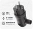 Вилка с ручкой 2Р+РЕ 1х16А 220-240V (каучук) 24/240шт Lezard 106-0400-0109/109 106-0400-0109 1