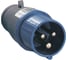 Электрическая кабельная вилка IEK 16А 2P+E 16А 220В IP44 013 ИЭК PSR01-016-3 3