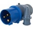 Электрическая кабельная вилка IEK 16А 2P+E 16А 220В IP44 013 ИЭК PSR01-016-3 5