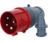 Электрическая кабельная вилка IEK 16А 3P+E 380В IP44 014 ИЭК PSR02-016-4 2